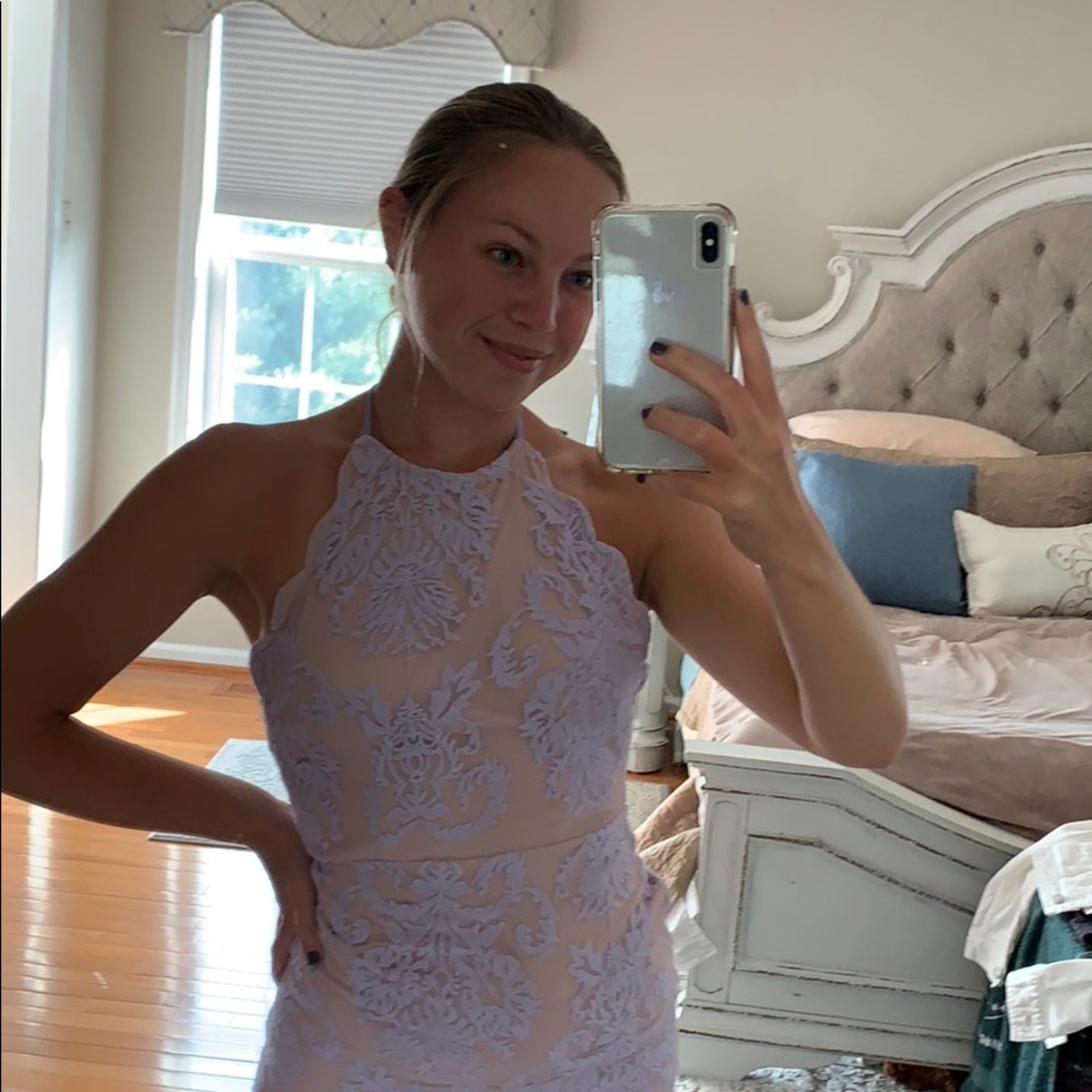 Form Fitting Lilac Dress